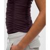 Lululemon Mesh Ruched Tank Top Black Plum