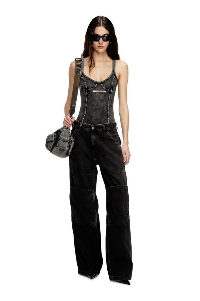 Diesel Men's D-SHIFT Denim Pants, Size 34, Black, Size 02, A1729509J96