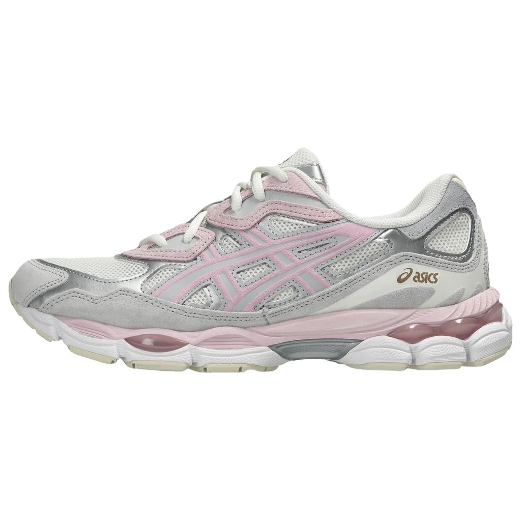 Asics GEL NYC Breathable Low Top Running Shoes Men's Gray Pink 1203A383-028