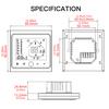Smart Thermostat Intellight Temperature Controller 5A Water Floor Heating for Home No Wi-Fi -- White