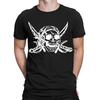 Pirate Distressed Horror Skull Skeleton Mens Womens 100% Cotton T-shirt Mens Tees Tops Tee Top #TA-84
