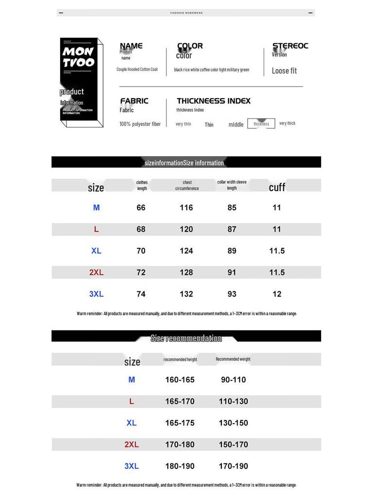 NASA MARVEL Men's Winter Hooded Padded Jacket