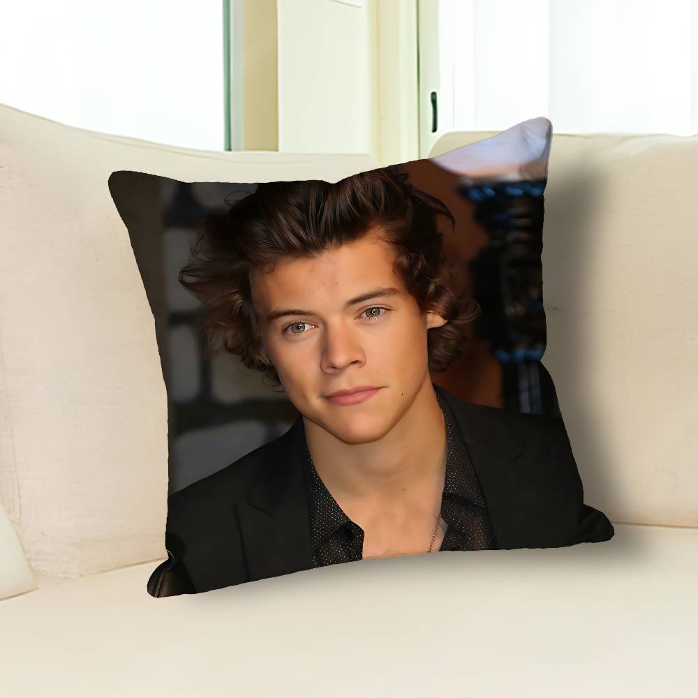 Povlaky na polštář H-Harry S-Styles pro ložnici obývací pokoj pohovku domácí dekorace Polyesterový potah na polštář se zipem