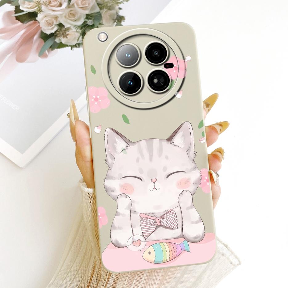 For Infinix Zero 40 4G Case X6860 Cute Cat Duck Cartoon Cover Soft TPU Matte Phone Case For Infinix Zero 40 5G X6861 Zero40 Bags