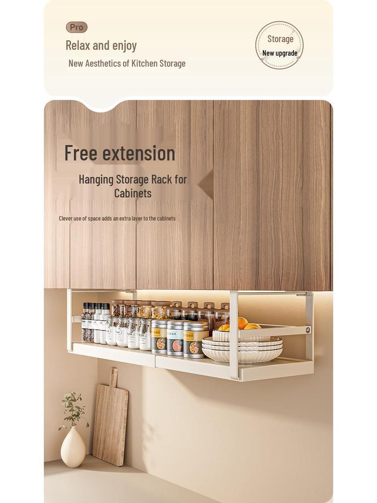 Multifunctional Kitchen Storage Rack for Paper, Film, and Utensils