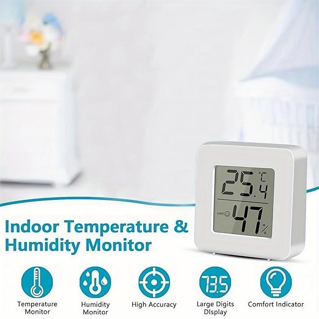 Two Mini LCD Digital Thermometers and Hygrometers (Celsius Only)