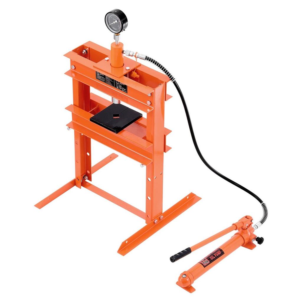 10 T Hydraulic Shop Press Hydraulic Press with Press Plate for Bending