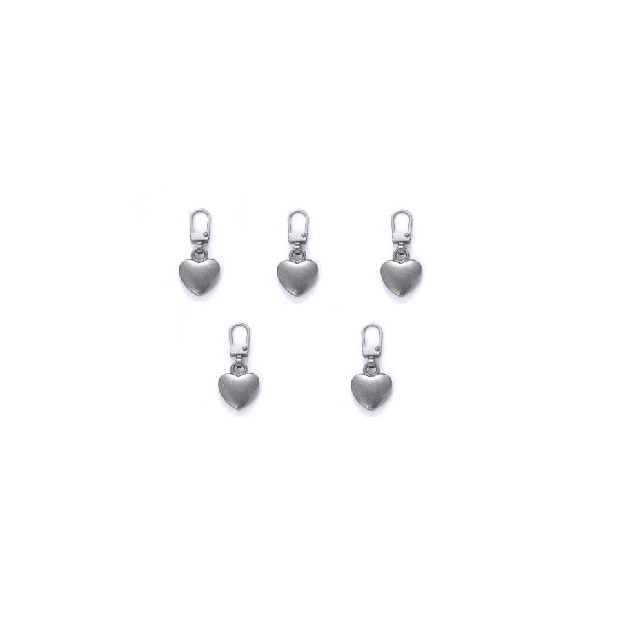 

Разноцветный сердечный съемник для застежки-молнии, сменный металлический молния для рюкзака, ремонт молний для пальто, курток, брюк, багажа, застежек, шитья