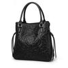 High Quality Embossed Women's Bag Flower Texture Handbag Niche Large Capacity Removable Messenger Bag