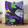 Fantasy Halloween Icons Flannel blanket, soft and warm, suitable for beds and sofas, all seasons, portable travel blanket. 0730153