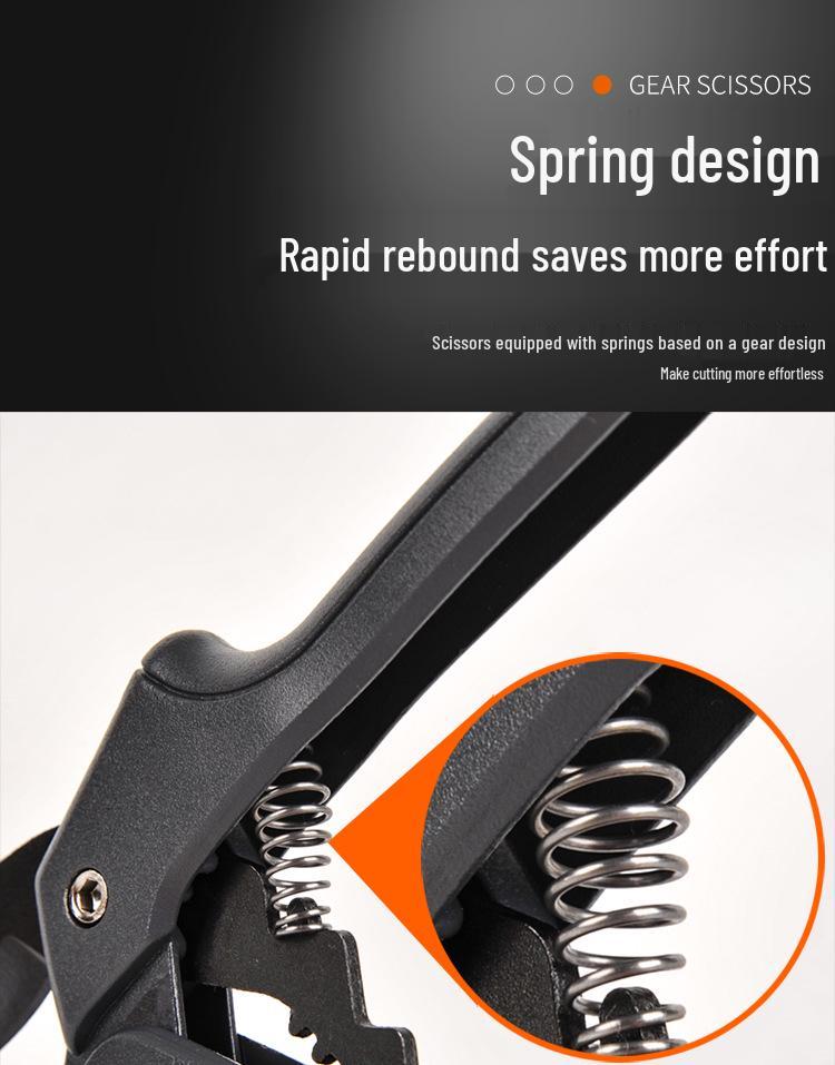 SK5 Stainless Steel Pruning Shears: Multi-Function Garden Scissors for Fruit, Flower, and Tree Care