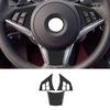 3Pcs Carbon Fiber Steering Wheel Set Cover Trim For BMW 6 Series E63 E64 2004-10