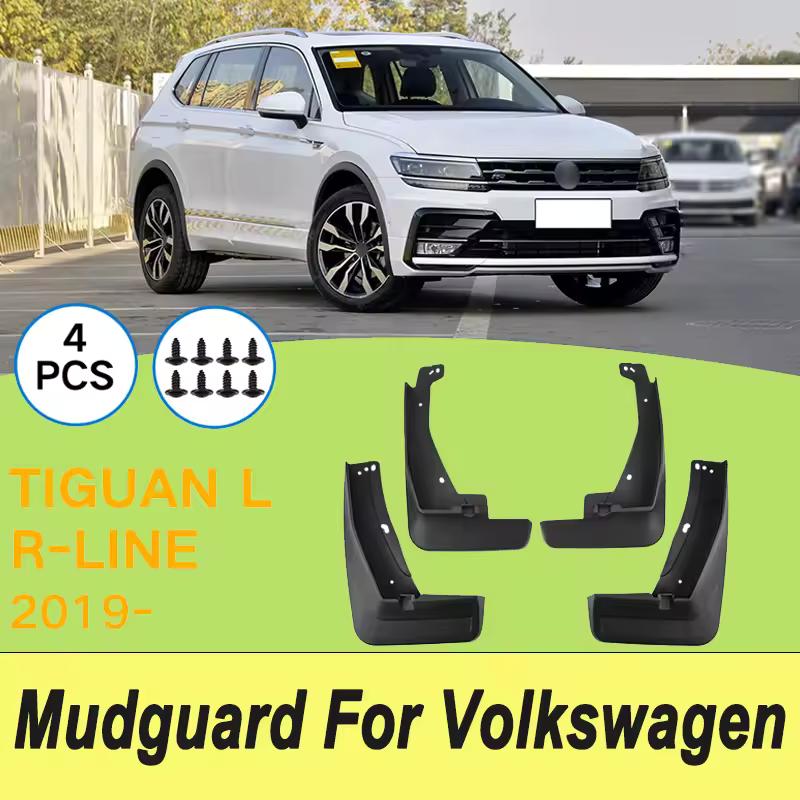 Für Volkswagen VW Tiguan R-Line 2018- Auto-Kotflügel, Spritzschutz, Antifouling, vorderer hinterer Kotflügel