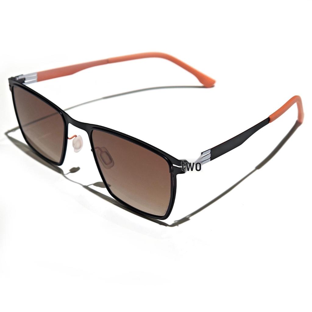 Unisex Trendy Large Frame Metal Sunglasses with High-End Style