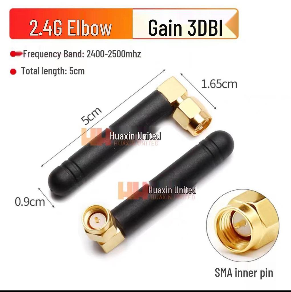 Dual-Band 2.4G/5.8G Foldable WiFi & Bluetooth Antenna for Routers