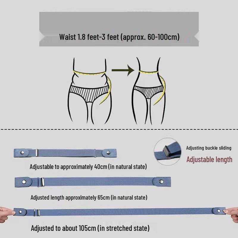 Invisible Seamless Elastic Waistband for Women - Lazy Style Belt