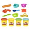 Play-Doh Mon 1er Kit, 9 accessoires avec étui de rangement et 4 pots de pâte à modeler, loisir créatif pour tout-petits, Dès 3 ans