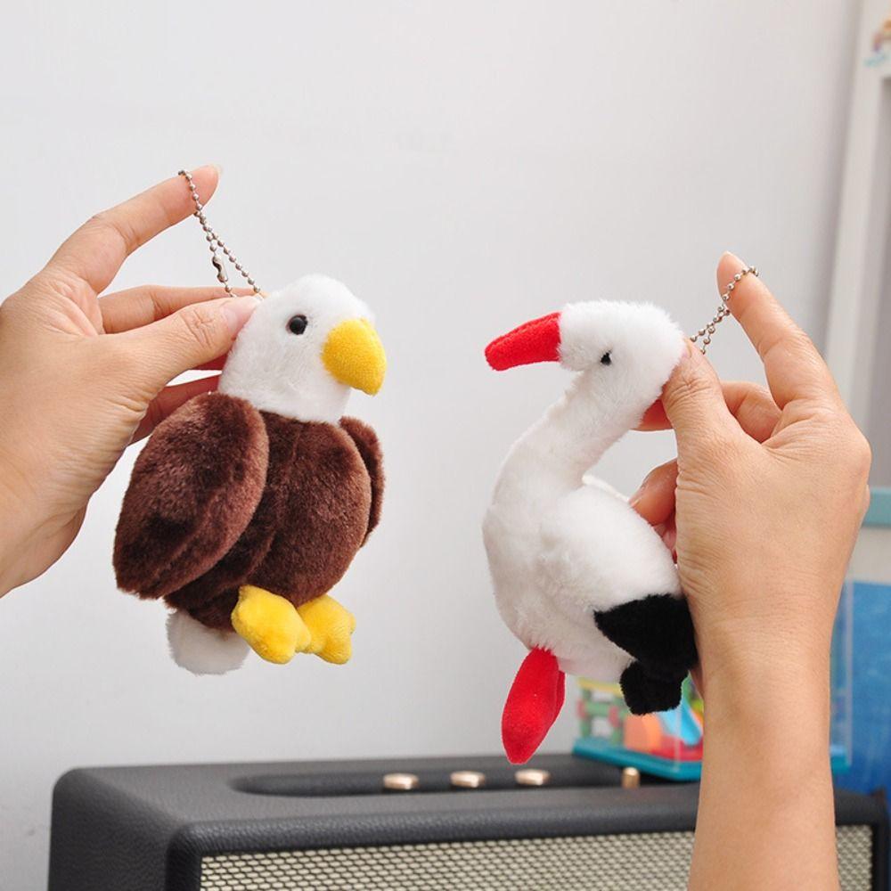 Simulation Pelican Plush Keyring Stuffed Animal Swan Stuffed Doll  Christmas Gift