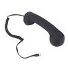Retro-Telefonhörer mit Lautstärkeregelung, ergonomisch, Typ-C-Kabel, Telefonhörer-Empfänger für Mobiltelefon-Videoanrufe
