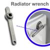 High Hardness Vent Key Cooling Valve Cross Keys Wrench Durable Bleed Wrench  Plumbing