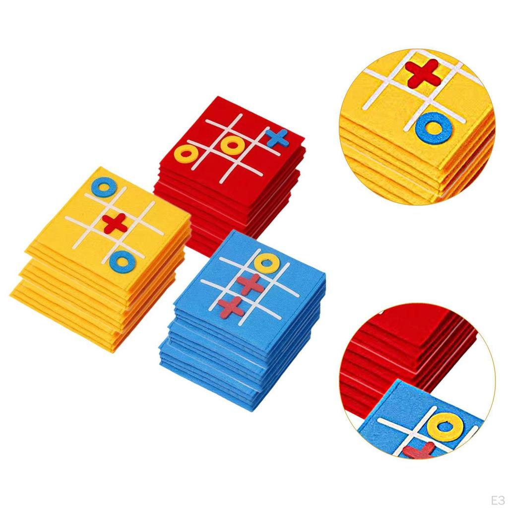 Toe Game Nought and Crosses Educational Toy Family Games XO Chess Funny for Indoor