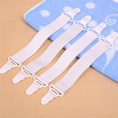 4PCS/set Elastic Bed Sheet Mattress Cover Blankets Grippers Clip Holder Fasteners Home Decor