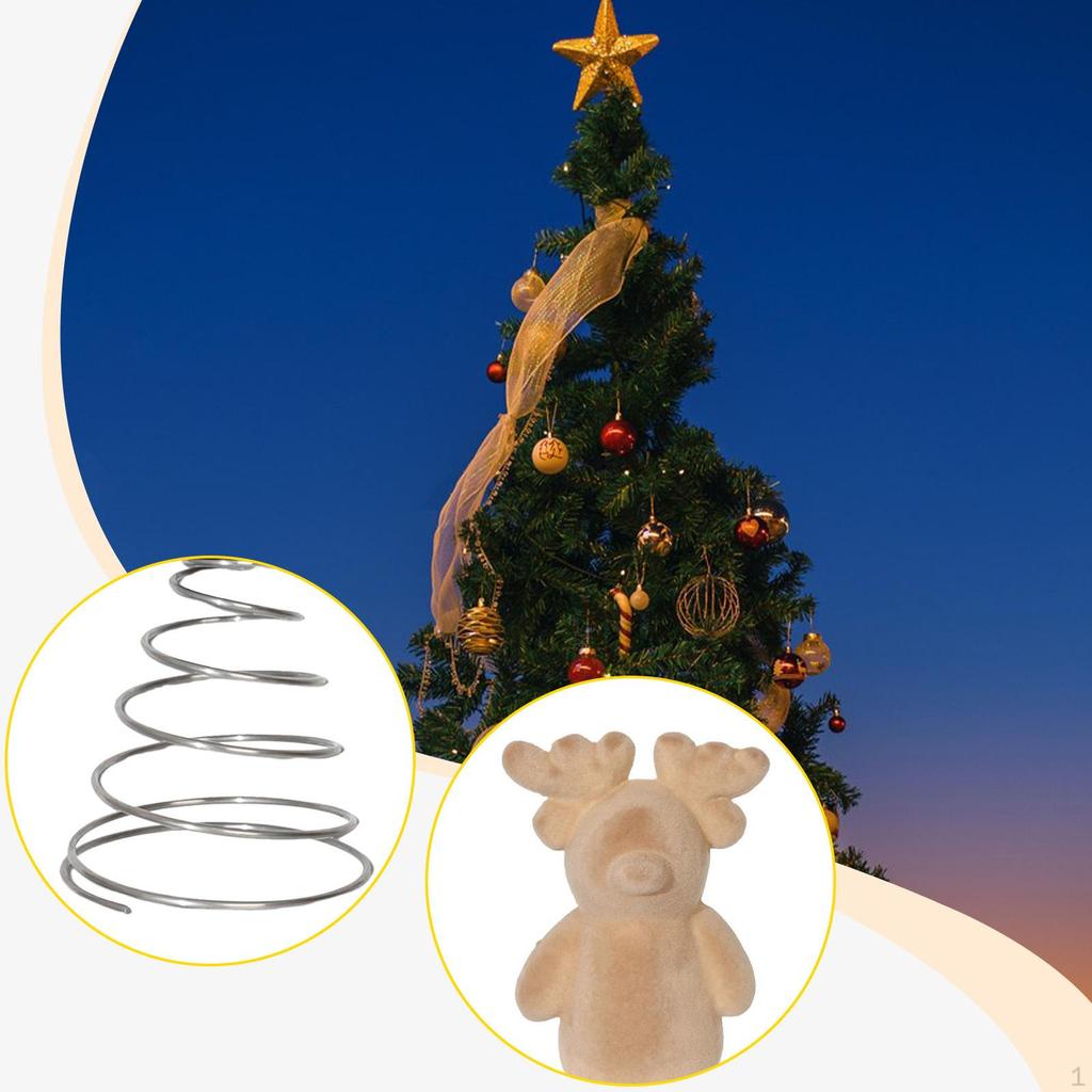 Gifts Christmas Decor Tree Crown Ornament for Living Room Indoor Holiday