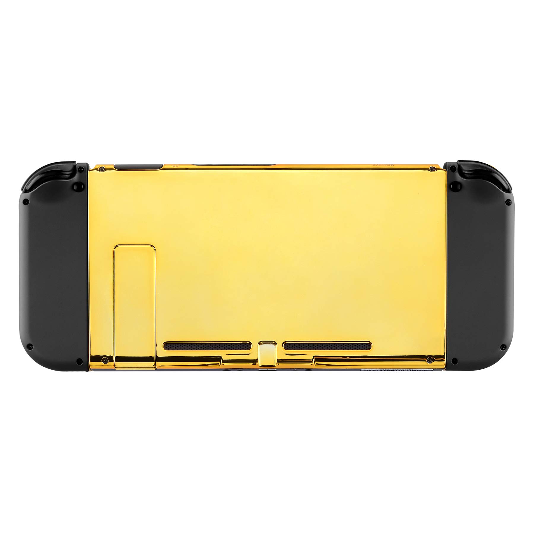 

DIY Rear Housing Shell Compatible with eXtremeRate Switch Console with Kickstand Shell Not Included - Joy-Con [Chrome Gold]