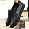Fashion New Handmade Mens Casual Shoes Simple Comfy Loafers All-match Leather Man Driving Shoes Mocasines Stylish Slip-On Walking Flats