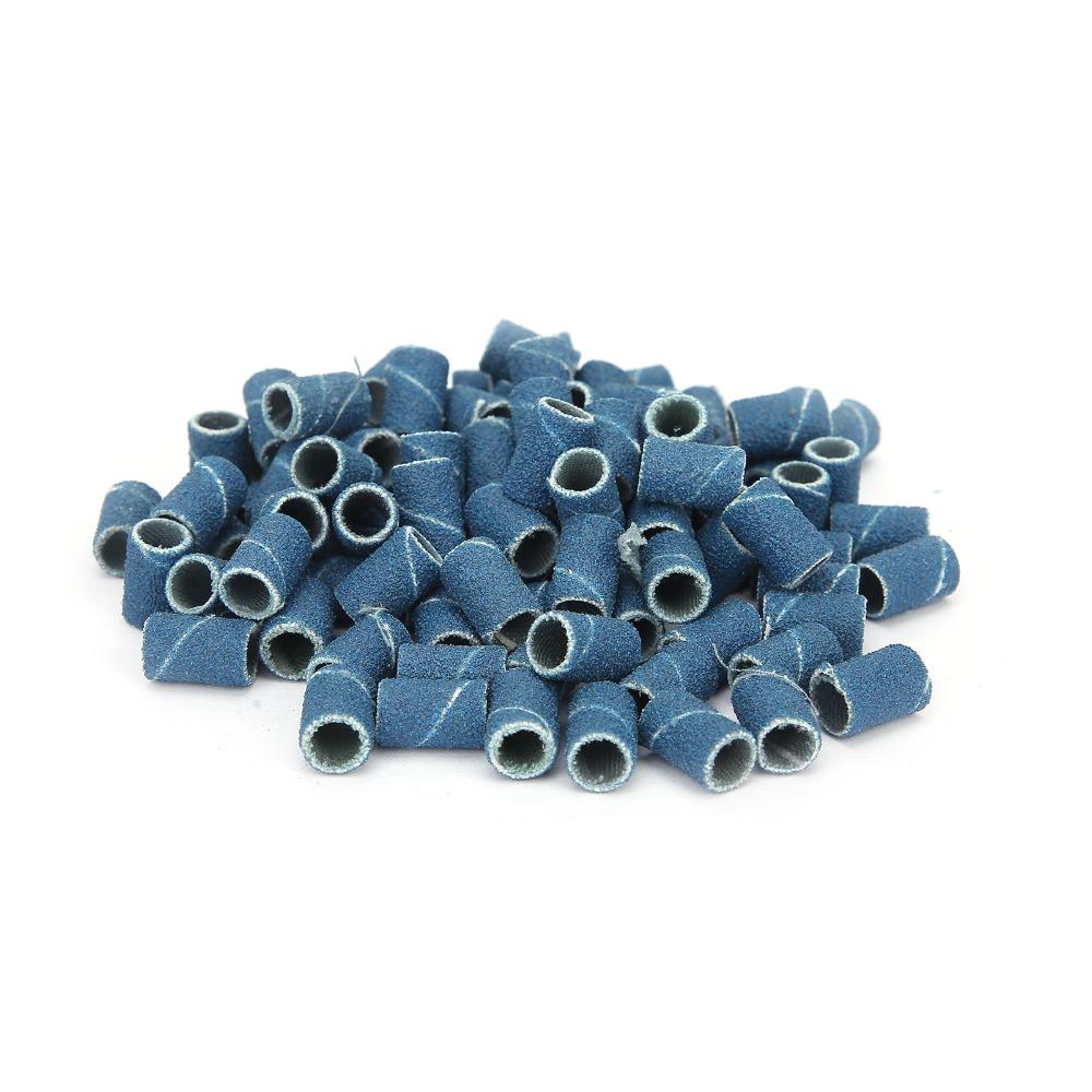 400 Pcs Grinding Sand Sanding Bands Fine Grit Pedicure Sanding Bands  For Acrylic Nails