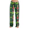 Women's Christmas Print Pants, Casual Pajama Bottoms for Holiday Wear