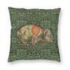 Rossetti Wombat In Flower Garden Pillowcase Polyester Linen Velvet Creative Zip Decorative Pillow Case Sofa Cushion Case