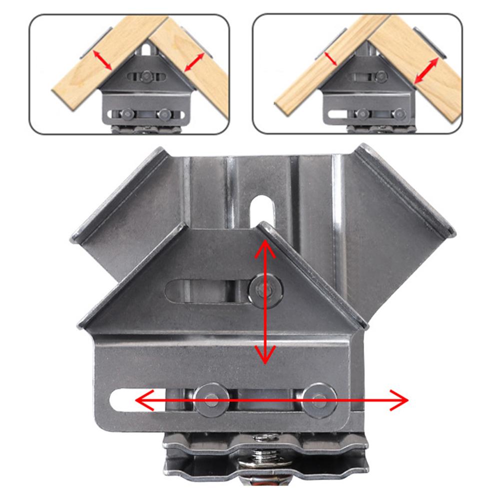 1-4pcs 90° Right Angle Clamp Stainless Steel Carpenter Quick Positioning Clamp Woodworking Tools Locator Fixed Frame Clamp Clips