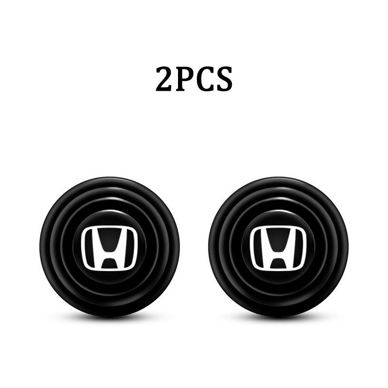 

Силиконовые накладки для защиты от столкновений на двери автомобиля, амортизационная прокладка, подходит для Honda Civic Accord Crider City XRV CRV HRV Inspire Fit Odyssey Envix 2Pcs чёрный