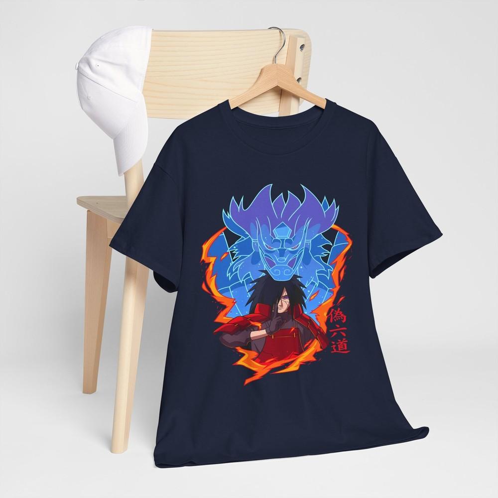 Pain Akatsuki TShirt Naruto Itachi Uchiha Horror Unisexga Anime Black Gift shirt M