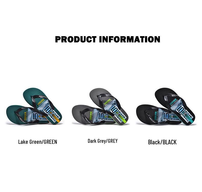 Men's Trendy Non-Slip Flip-Flops for Home and Beach - 2025 Summer Collection