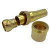 ABFS 3Pcs 3/4 Inch Brass Foam Jet Fountain Nozzles Garden Landscape Fountain Adjustable Multi-Spray Nozzle Garden Pond