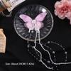 Imitation Pearl Butterfly Hairpin Mesh Butterfly Hair Clip Exquisite Tassel Duckbill Clip  Daily