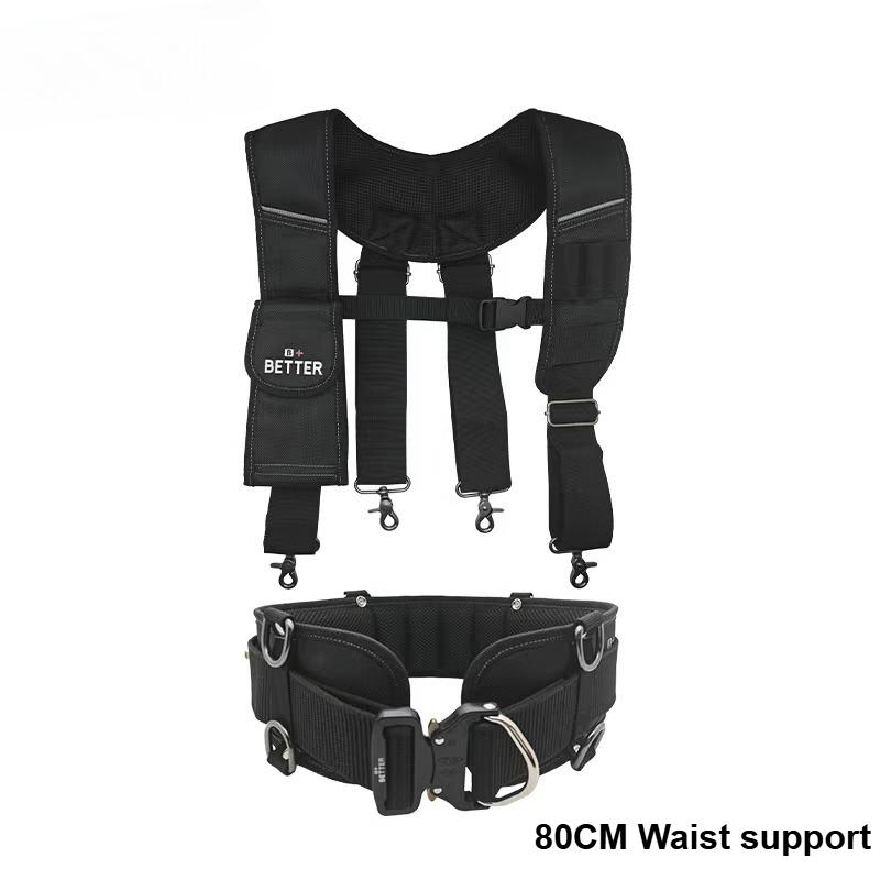 

Quick Hanging Tool Bag Waist Belt Quick Release Outdoor Tactical Belt Multi-functional Hanging Hooks Practical Working Tools