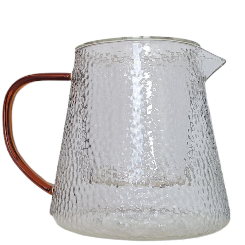 GLASS JUG TEA INFuser with Filter 1L JUG FOR WATER COFFEE HOT
