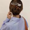 New Acrylic Matte Duckbill Hair Claws Barrettes Bow Solid Color Hair Clips Hair Accessories For Women Hairpin Ponytail Headwear