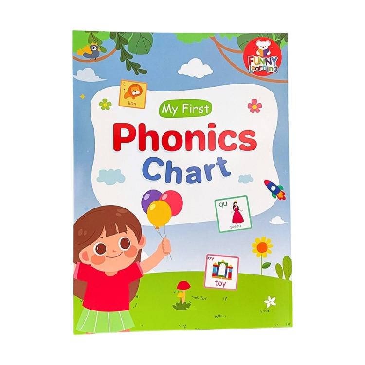 Multifunctional English Word Learning Chart Vocabulary Words Building Poster Chart 28.7x21cm For Home School Classroom