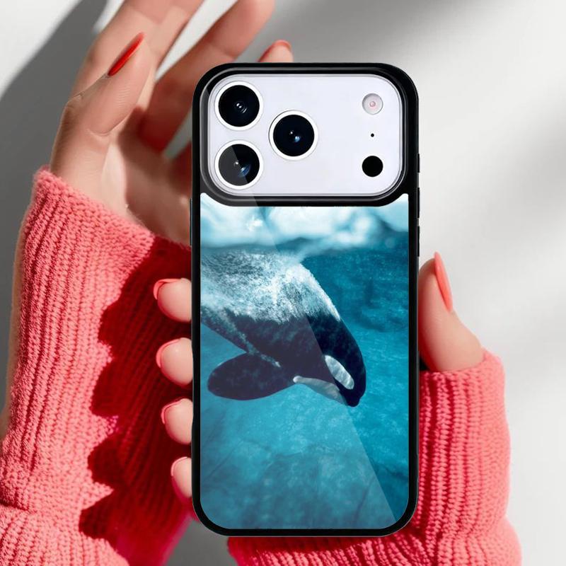 Killer Whale Orca Under Water Phone Case for iPhone 17 16 15 14 13 Pro Max Back Cover for 12 11 Pro Coque