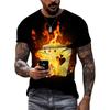 Men's Novelty Funny T-Shirt 3D Print Poker Cards Graphic T Shirts For Men Casual Short Sleeve Tee Tops Streetwear Mens Clothes