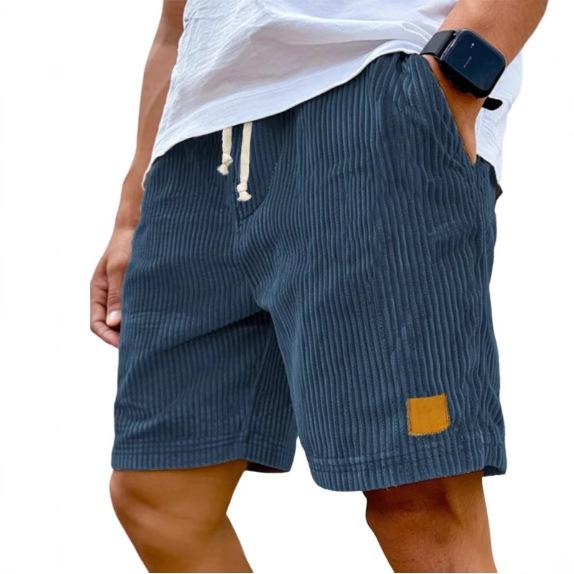 Herr Retro Manchester Casual Shorts Herr Mode Enfärgade Träningsbyxor Harajuku Manchester Korta Byxor Nya Herrkläder Roupas
