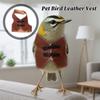 Pet Bird Outdoor Vest Vintage Adjustable Bird Clothes Pet Accessories For Indoor Outdoor Window Patio Balconies Yard Garden