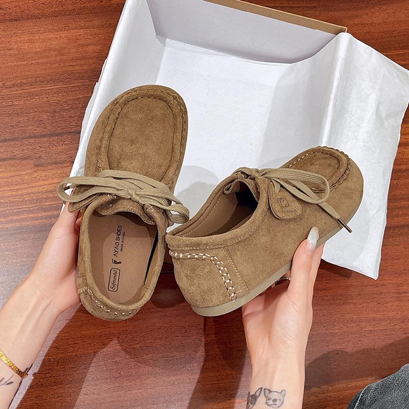 Women's new autumn versatile flat-soled Doudou shoes, small single shoes are trendy