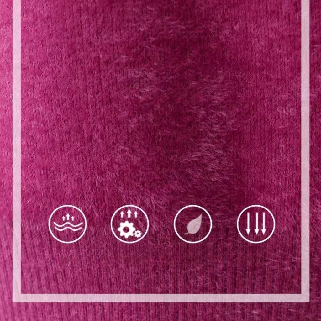 Women's Mink Fleece Sweater Autumn Winter Loose Plus Size Sweater Embroidered Pullover Fleece Thickened Flocked Knit Tops