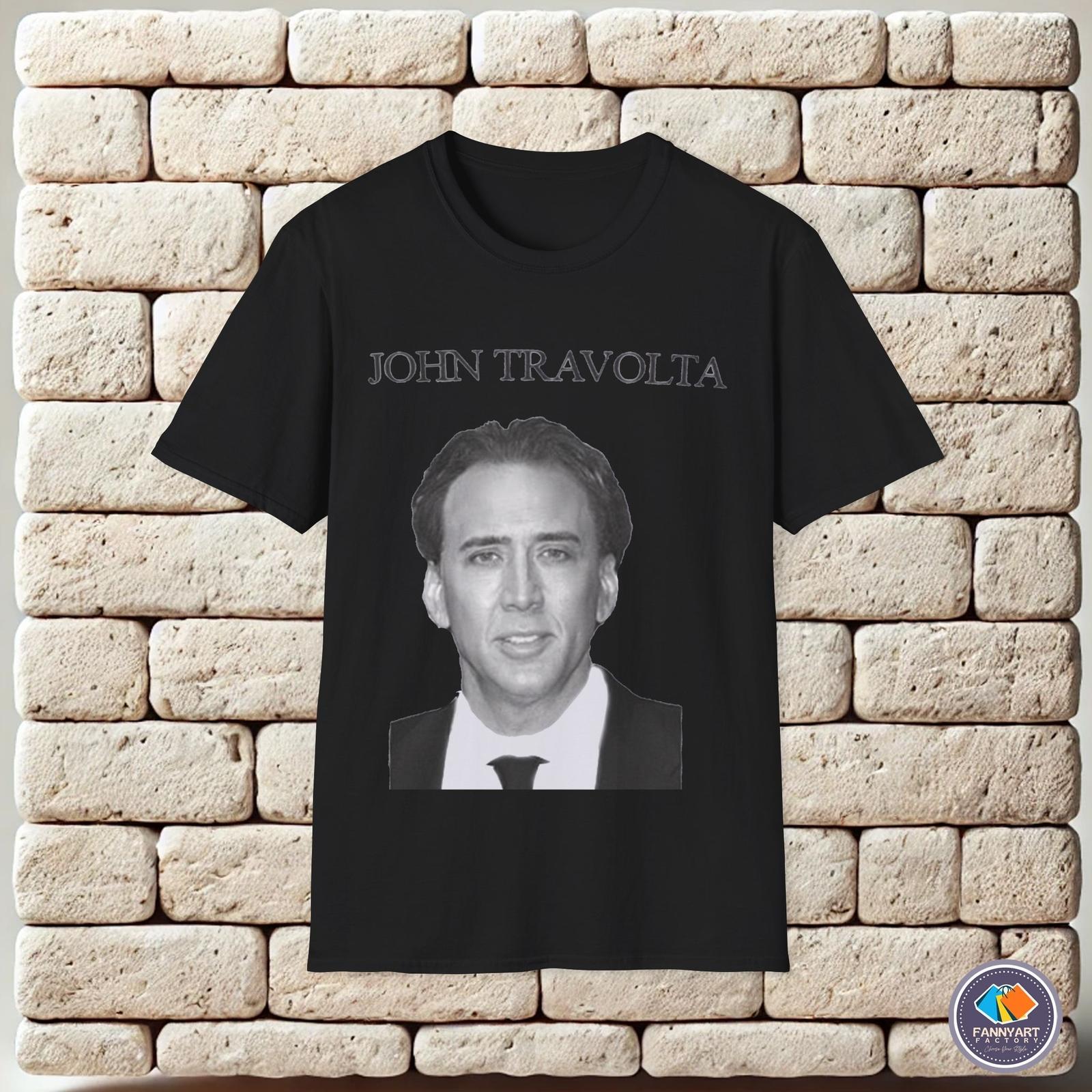 John Travolta Nicolas Cage Unisex T-Shirt XXXL