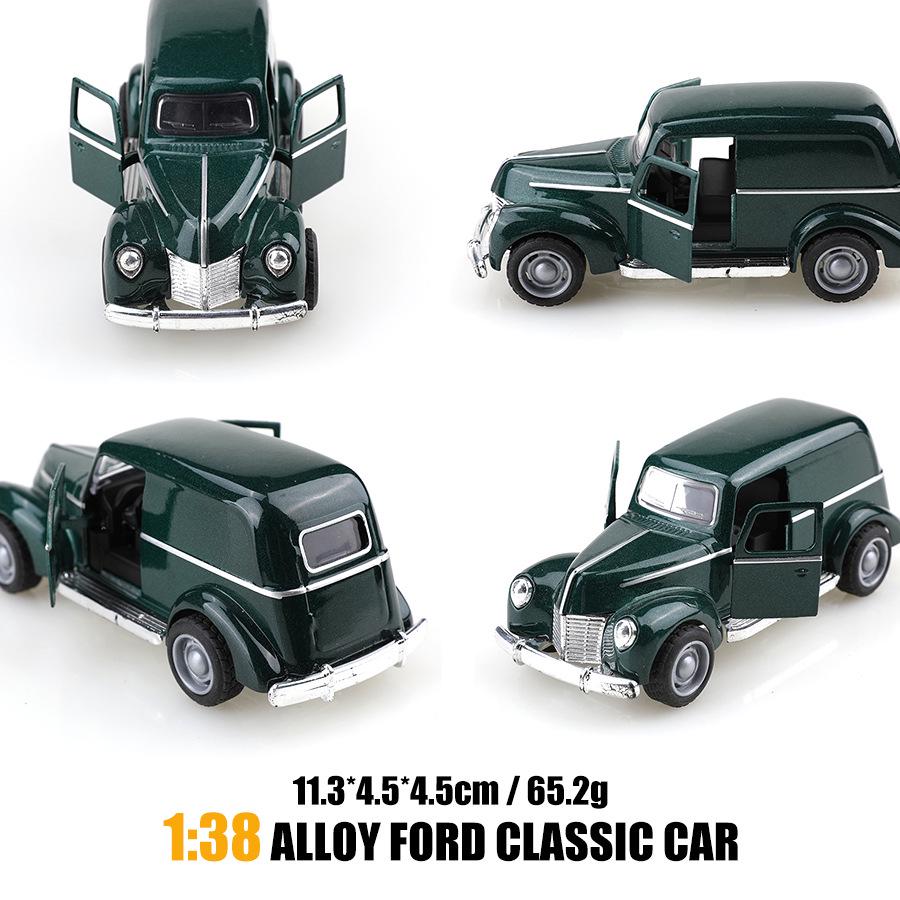 Norson 1:38 Classic Retro Vintage Pickup Truck Alloy Toy Car for Children